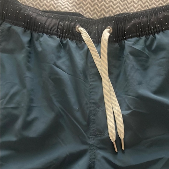 Vuori Men's Athletic Shorts in Dark Teal and Black - Picture 3 of 5